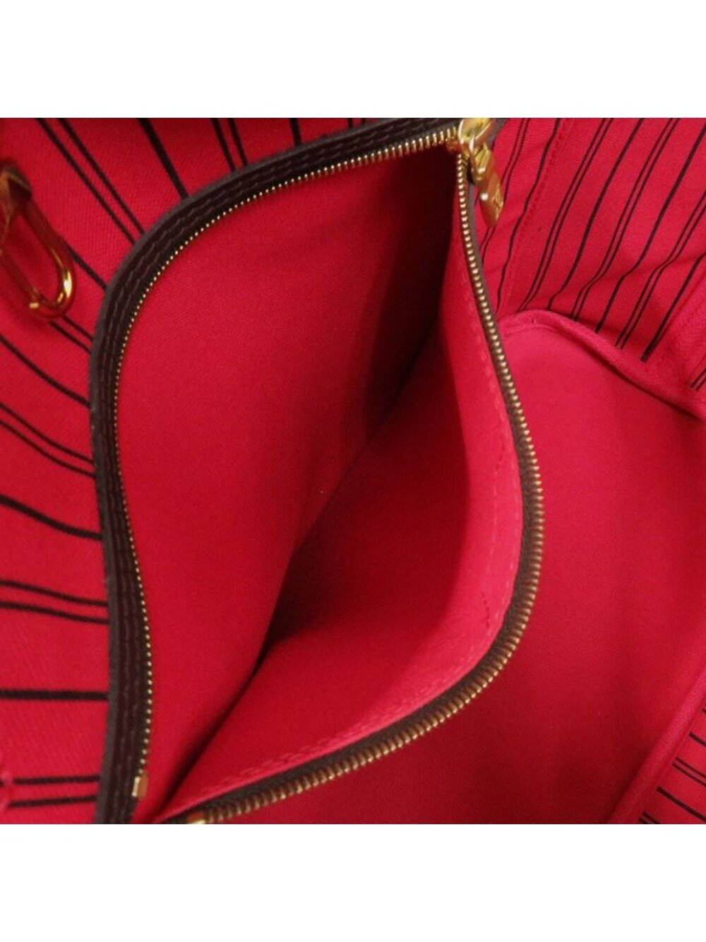 Louis Vuitton Neverfull MM Pouch Damier Cerise Tote - Picture 6 of 9
